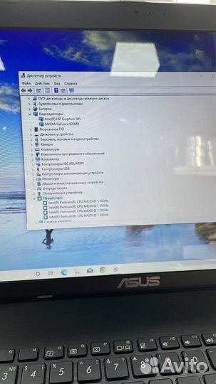 Ноутбук asus k751n 17”