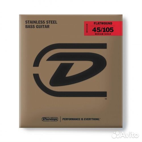 Струны для гитары Dunlop dbfs45105M Stainless Stee