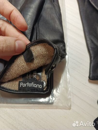 Новые женские кожаные перчатки 8,5