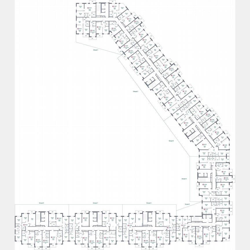 1-к. квартира, 41,6 м², 2/16 эт.
