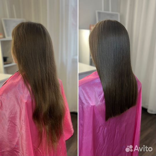 Кератиновое выпрямление волос / Ботокс для волос