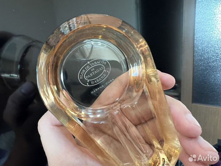 Стеклянная пепельница для сигар Partagas
