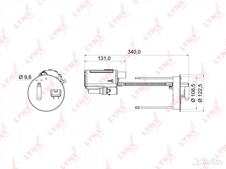 Фильтр топливный погружной nissan Teana(J32) 2.5-3