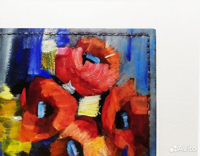 Обложка для паспорта из итальянской кожи