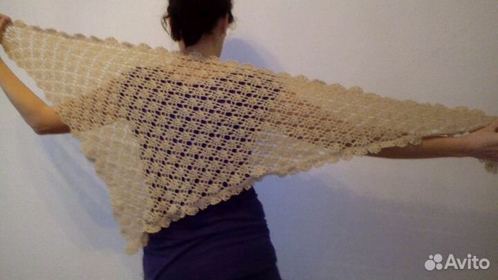 Шали и полонтины новые вяжем под заказ