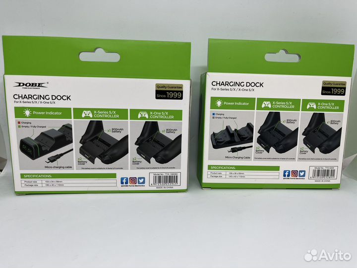 Аккумуляторы и док станция Xbox one / Xbox series