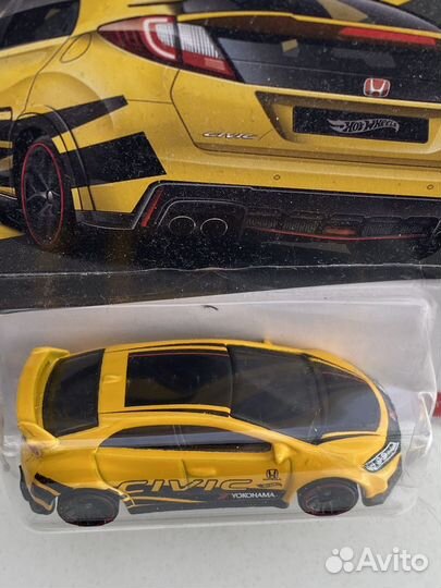 '16 honda civic type R mattel hot wheels