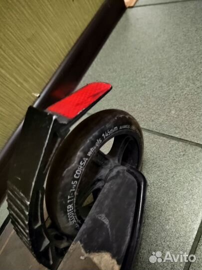 Самокат с дисковым тормозом