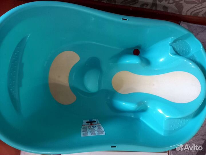 Ванночка для купания с горкой и подставкой