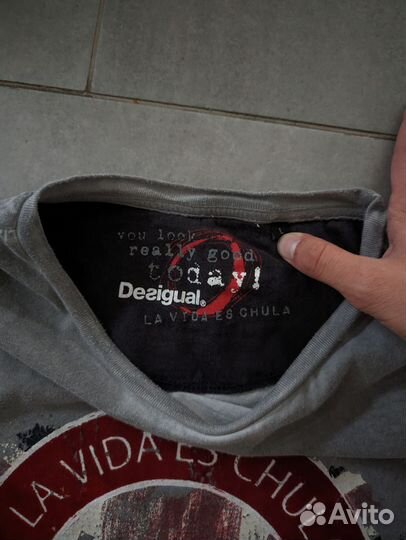 Футболка desigual оригинал vintage y2k sk8