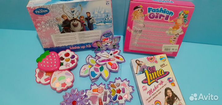 Декоративная детская косметика тени, лаки, помада