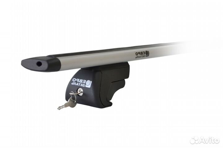 На интегрированные рейлинги багажник аэрокрыло