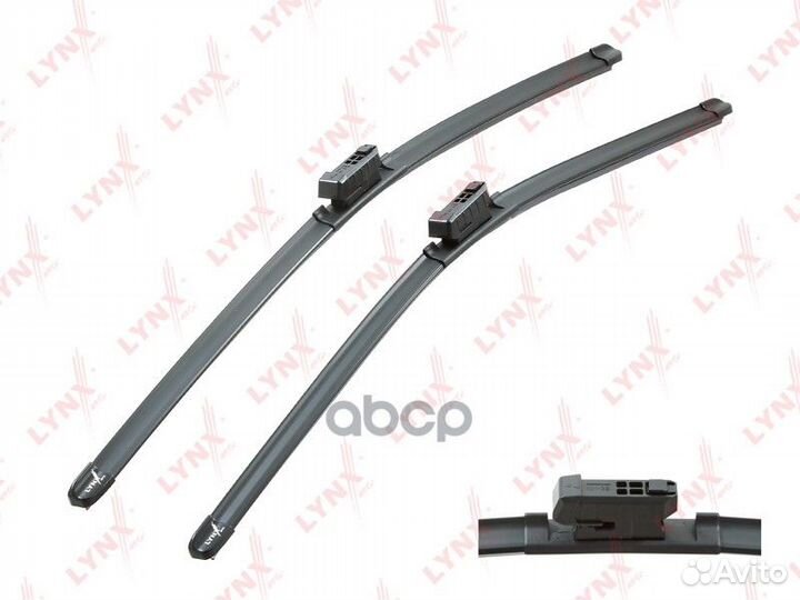 LB-1254) Комплект бескаркасных щеток стеклоочи