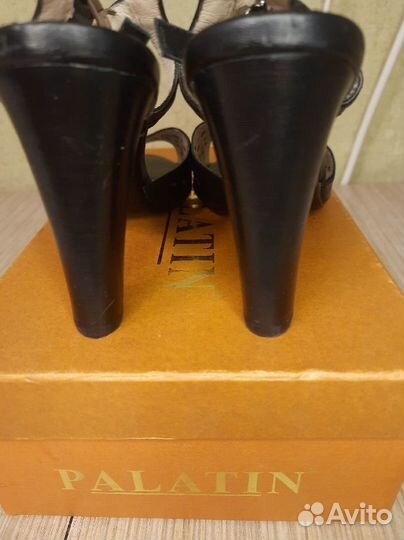 Босоножки женские 40 размер б/у натуральная кожа