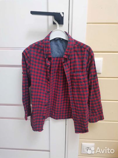 Рубашка в клетку для мальчика