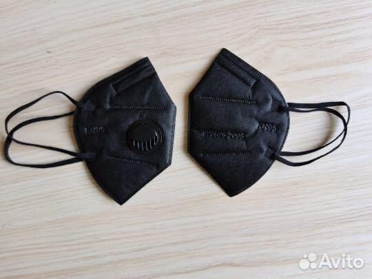 Респиратор кн95 чёрный