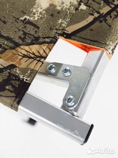 Раскладушка туристическая широкая 200 x 75 см