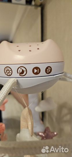 Мобиль на кроватку из фетра с подсветкой и музыкой