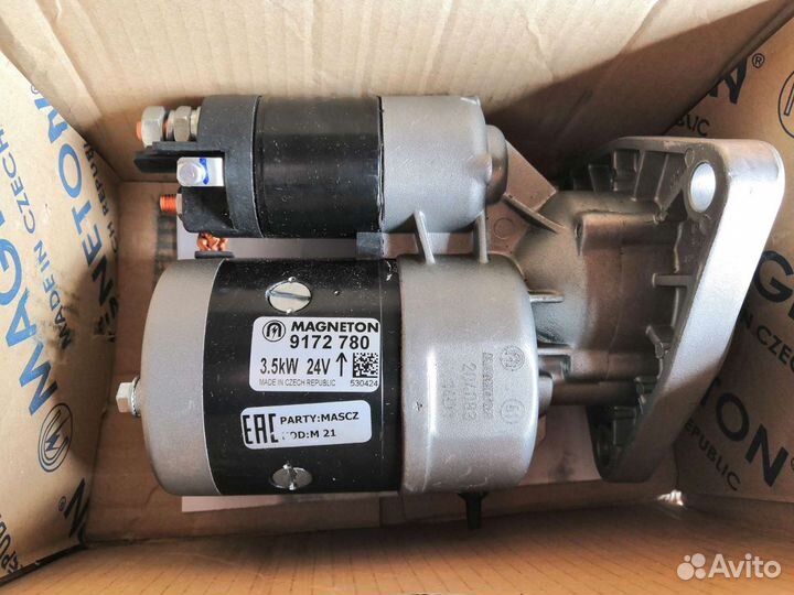 Стартер 24В Магнетон 3,5 kW 24V