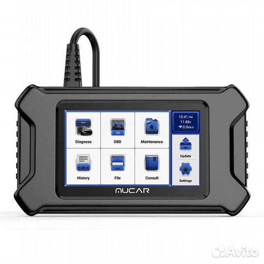 Автосканер Mucar CS6, OBD2, полная диагностика