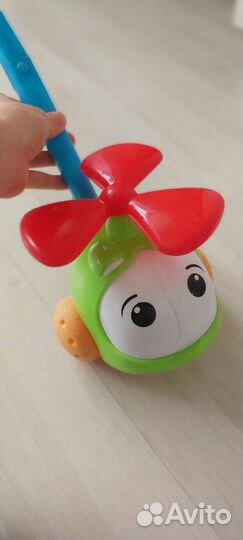 Каталка детская вертолетов и шарик