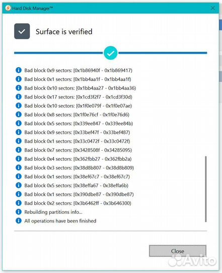 HDD Toshiba 640Gb SATA I 2.5'' (с бэдами)