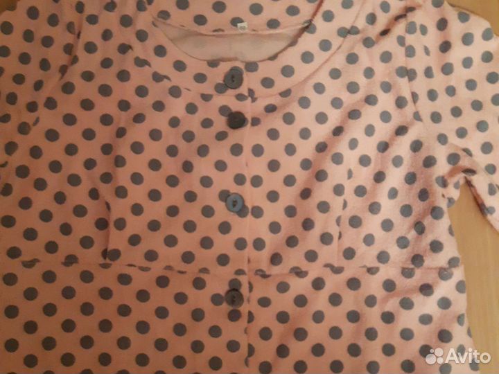 Халат женск мохра хлопок р 48 новый