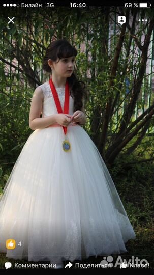 Платье из свадебного салона, на любое торжество