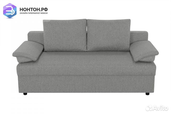 Диван еврокнижка Лира жаккард светло-серый