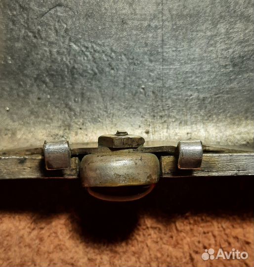 Портсигар мельхиоровый 