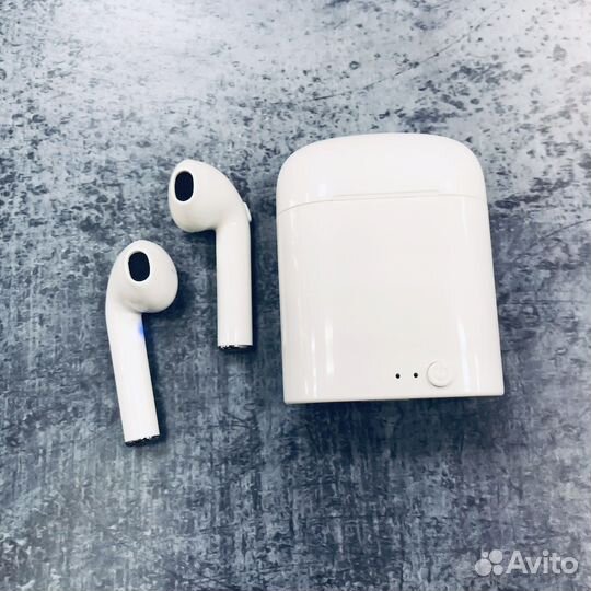 Беспроводные наушники i7 мини белые