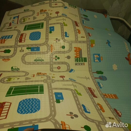 Детский коврик для ползания складной