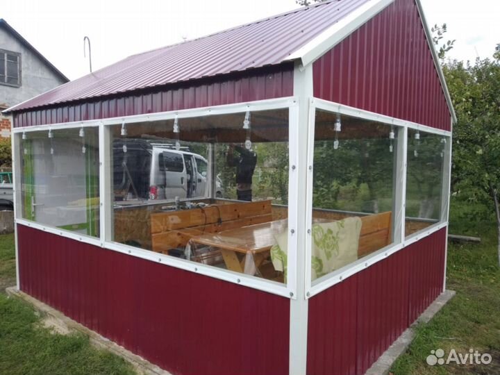 Окна для беседки