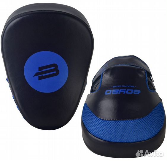 Лапы BoyBo Hook (кожа) (Черный)