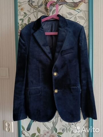 Пиджак для мальчика школьный 140 146 alessandro