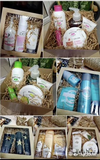 Наборы для подарка, боксы Avon, Faberlic