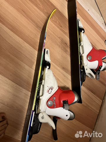 Горные лыжи детские 70 см комплект