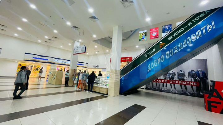 Торговая площадь, 65 кв.м в крупном ТЦ