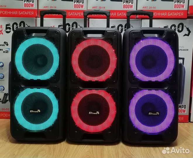 Мощные колонки Eltronic в ассортименте