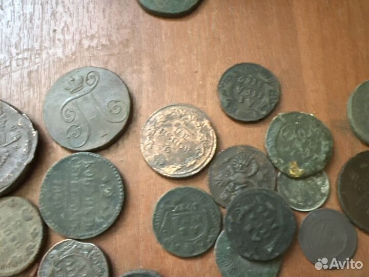 Монета елизавета петр рубль 5 копеек царские