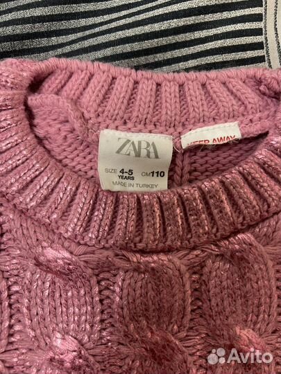 Свитер для девочки Zara 110см 4-5лет