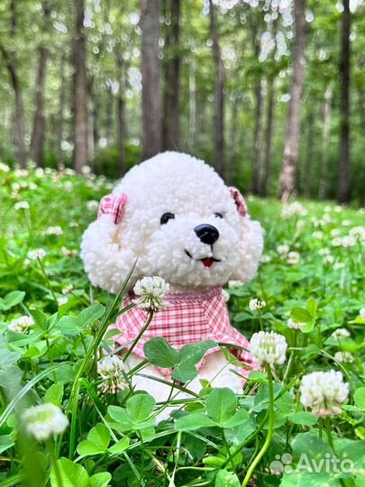 Мягкая плюшевая игрушка, собачка 21см