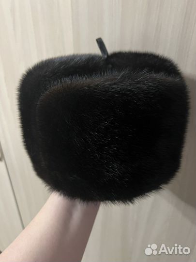 Норковая шапка мужская