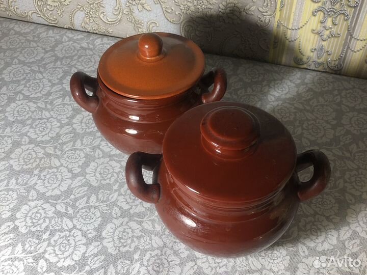 Глиняная посуда для запекания времен СССР