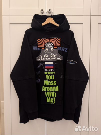 Vetements russian patch fw18 long sleeve