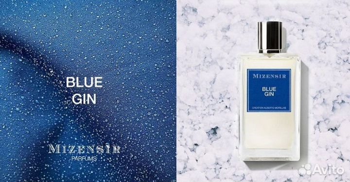 Mizensir Blue Gin edp 100 ml Унисекс Швейцария Ори