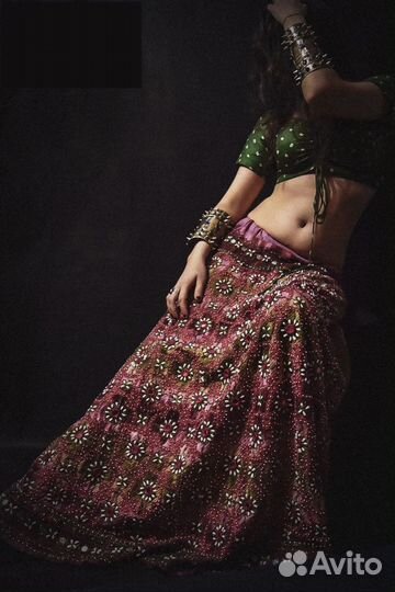 Юбка чоли шали топ восток бохо трайбл belly dance