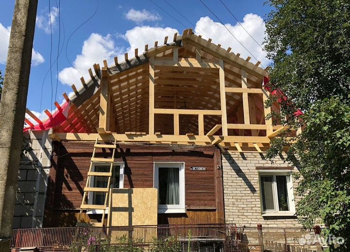 Крыша кровельные работы