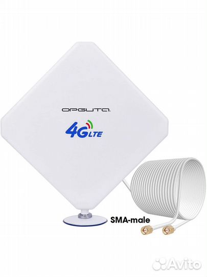Антенна широкополосная 2G/3G/4G mimo 35 дБ