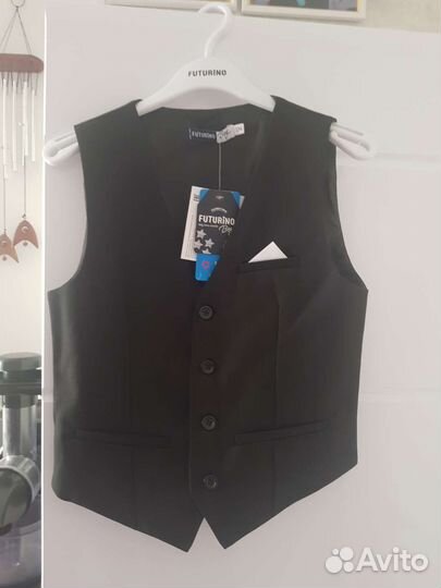 Новый жилет на мальчика, 134